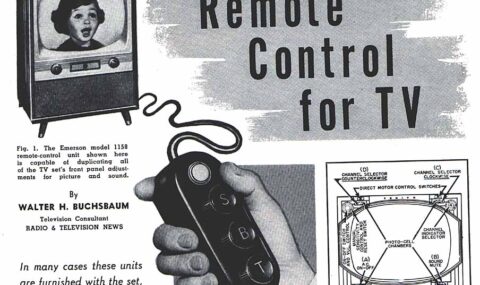 Old TV Remote Control
