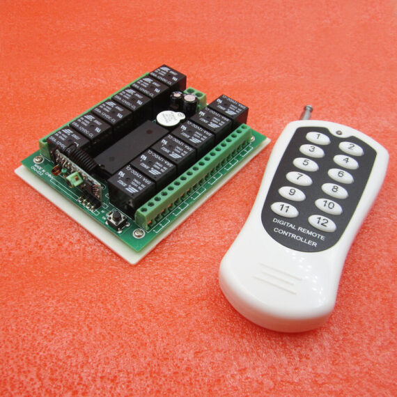 RS 412PC-X + RS 112D-12 RF Relay and Receiver